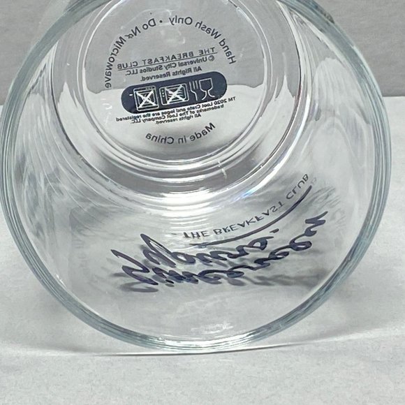 Universal Studios The Breakfast Club Drinkware Glass Juice Tumbler 7oz - Picture 9 of 11